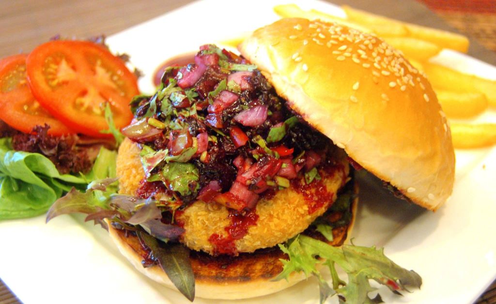 cafe salivation Top Best Vegetarian and Vegan Burgers Must Try in Singapore Food
