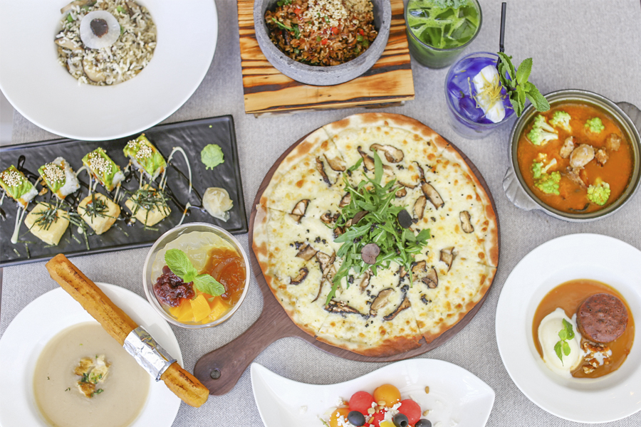 Elemen offers a dynamic menu of Western and Asian dishes that changes every three months, Singapore Food vegan 